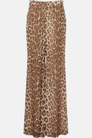 ZIMMERMANN Pantaloni flared con stampa