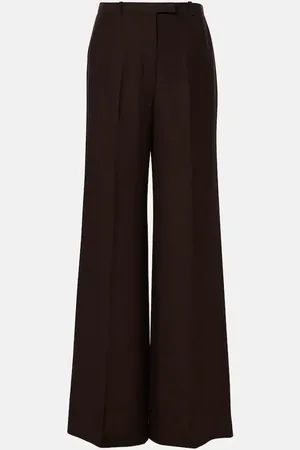 Loro Piana Pantaloni flared Emmit in lino