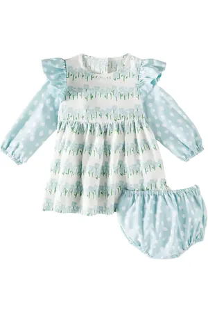 Stella McCartney Baby - Abito e culottes con stampa