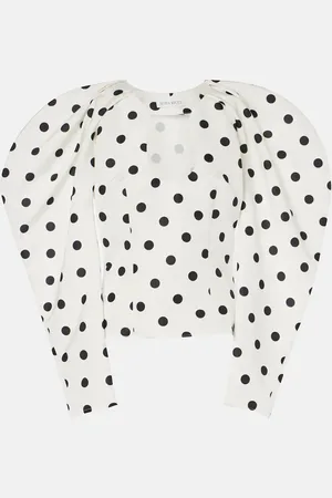 Nina Ricci Top in taffetà a pois