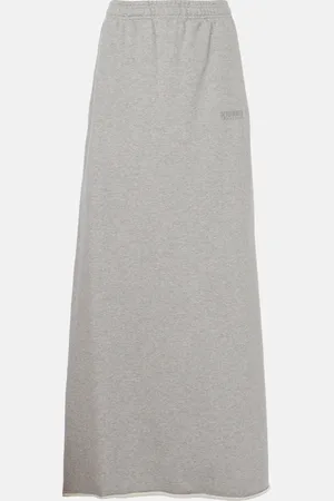 Vetements Gonna lunga Molleton in misto cotone