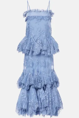 ZIMMERMANN Abito lungo Eden in pizzo