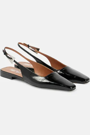 PARIS TEXAS Ballerine slingback Bettina 10 in pelle