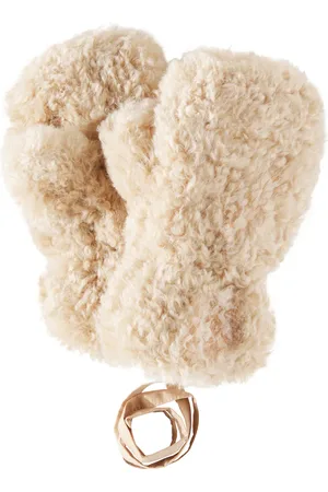 Jelly Mallow Muffole in pelliccia sintetica con logo