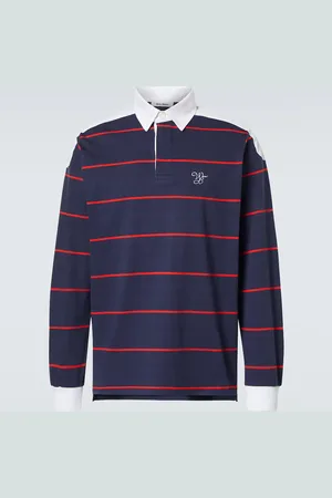 WALES BONNER Polo in cotone a righe
