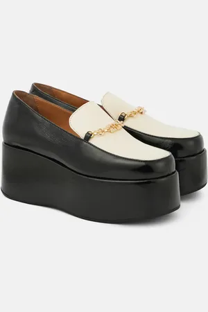 Ganni Mocassini in similpelle con platform