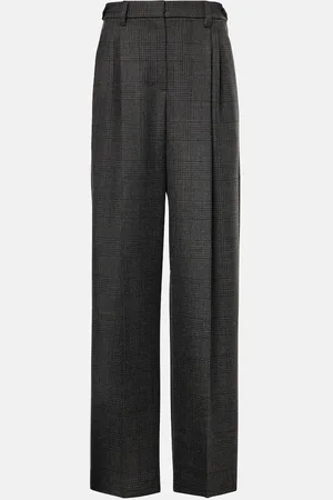 Brunello Cucinelli Pantaloni a gamba larga in lana