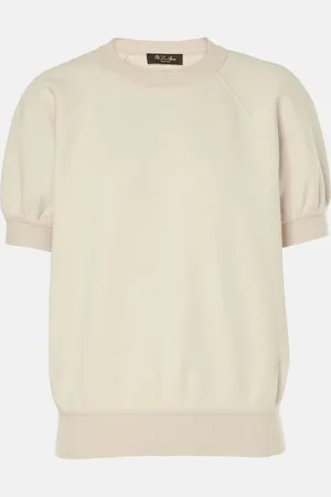 Loro Piana Top Viera in cotone, seta e cashmere