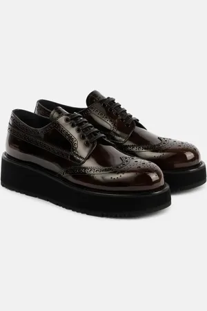 Prada Stringate in pelle