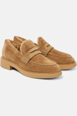Gianvito Rossi Mocassini Harris in suede