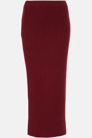 Jardin des Orangers Gonna midi in cashmere