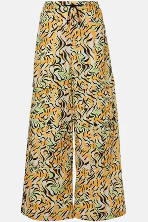 Marni Pantaloni a gamba larga in cotone