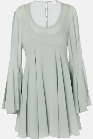 Chloé Chloé Abito corto in chiffon di seta