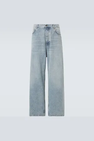Balenciaga Jeans a gamba larga e vita alta