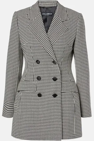 Dolce & Gabbana Blazer in misto lana pied-de-poule
