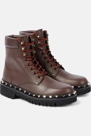 VALENTINO GARAVANI Anfibi Rockstud in pelle