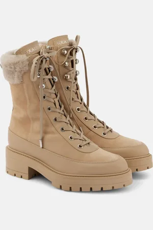 Aquazzura Stivaletti Very Cortina con shearling