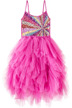 Tutu Du Monde Abito Magical Spectrum in tulle con paillettes