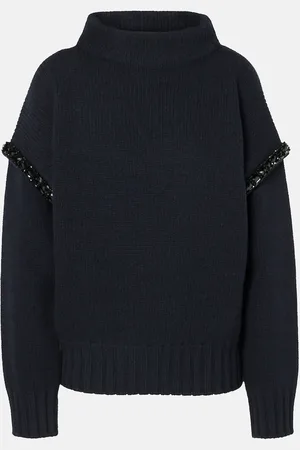 Max Mara Felpa Gene in lana con cappuccio