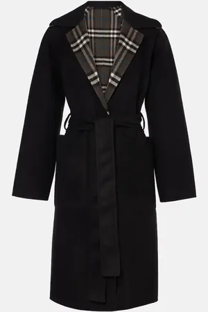 Burberry Cappotto a portafoglio in lana