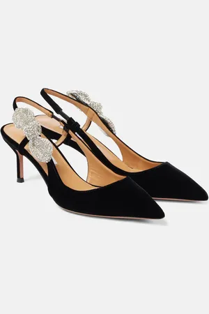 Aquazzura Pumps slingback Very Bow Tie Crystal 65