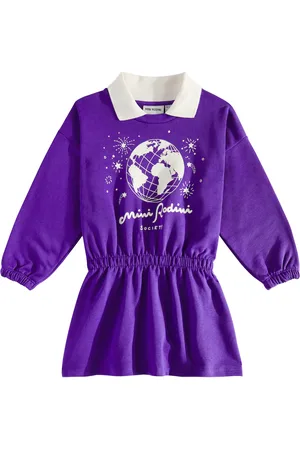 Mini Rodini Abito Society in cotone