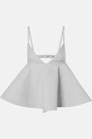 Jacquemus Top Le Haut Vela con peplo