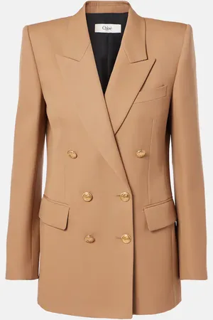 Chloé Chloé Blazer doppiopetto in lana vergine