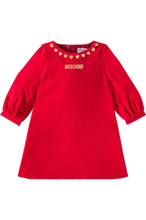 Moschino Abito in cotone con logo