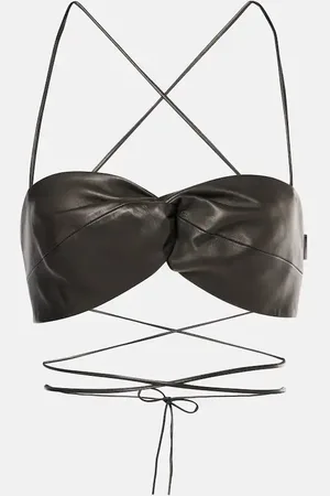 The Sei Top in pelle