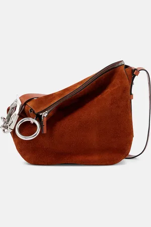Burberry Borsa a spalla Knight Small in suede