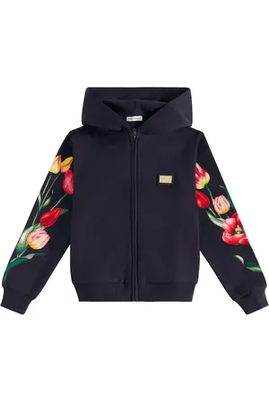 Dolce & Gabbana Felpa in jersey di cotone con stampa