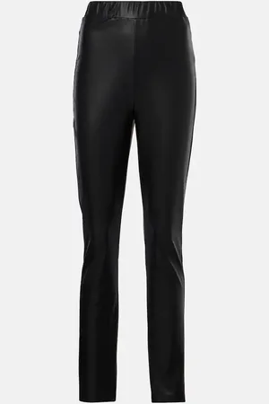 Max Mara Pantaloni slim Rodano in similpelle