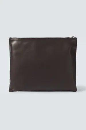 The Row Clutch Allegra in pelle