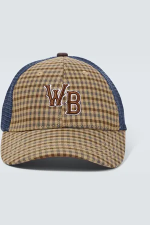 WALES BONNER Cappello da baseball Original a quadri