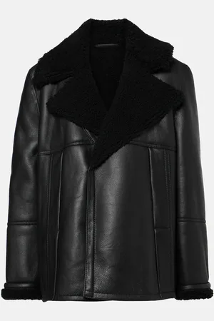 Victoria Beckham Caban in shearling