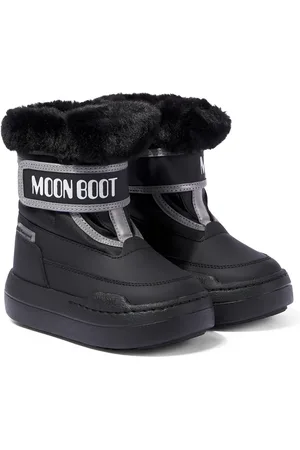Moon Boot Stivali doposcì Junior Park Strap con pelliccia sintetica