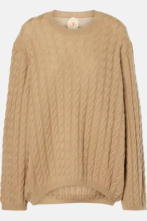 Jardin des Orangers Pullover in lana e cashmere a trecce