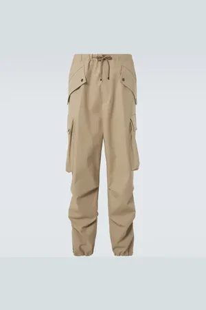 DRIES VAN NOTEN Pantaloni cargo in misto cotone