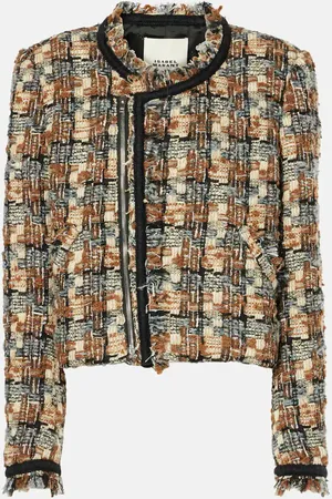 Isabel Marant Giacca cropped Kerry in misto lana