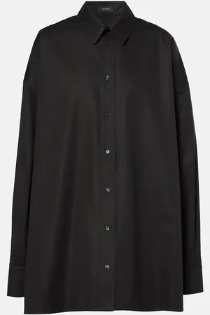 WARDROBE.NYC Abito chemisier oversize in cotone