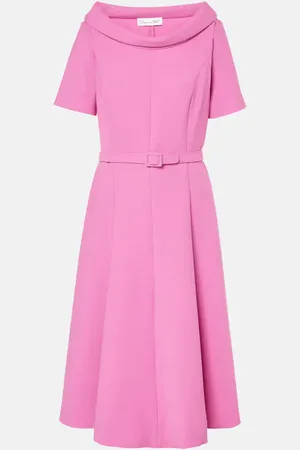 Oscar de la Renta Abito midi in misto lana