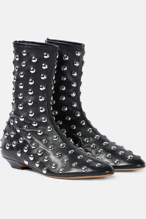 Khaite Stivaletti Apollo in pelle con borchie