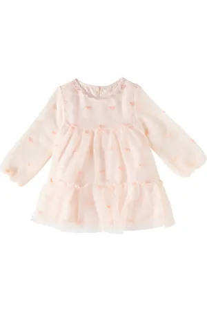 Stella McCartney Baby - Abito in tulle a balze
