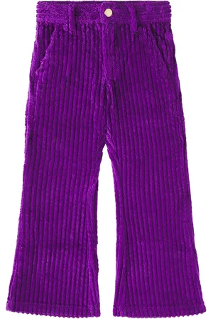 Molo Pantaloni flared Aida in velluto a coste