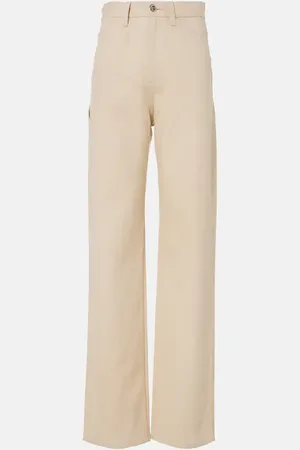 Loro Piana Jeans Etienne a gamba larga e vita alta