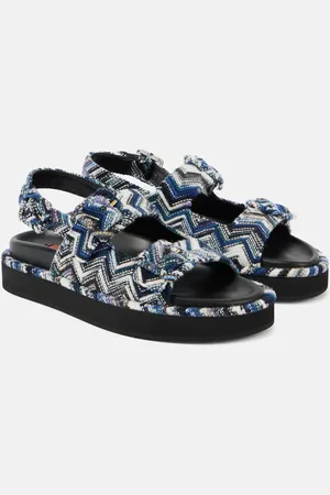 Missoni Sandali a zig zag con platform