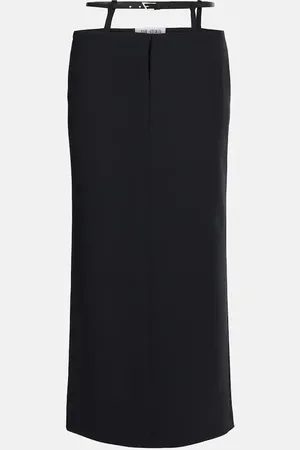 The Attico Gonna midi con cut-out