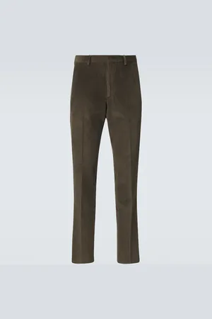 Loro Piana Pantaloni regular in velluto a coste
