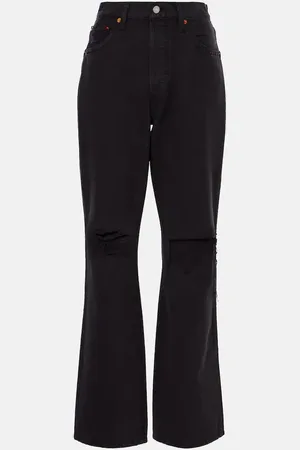 RE/DONE Jeans flared 90s a vita alta